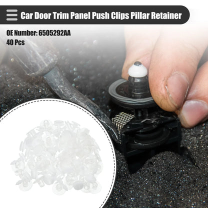 40 x Car Door Trim Panel Push Clips for Dodge