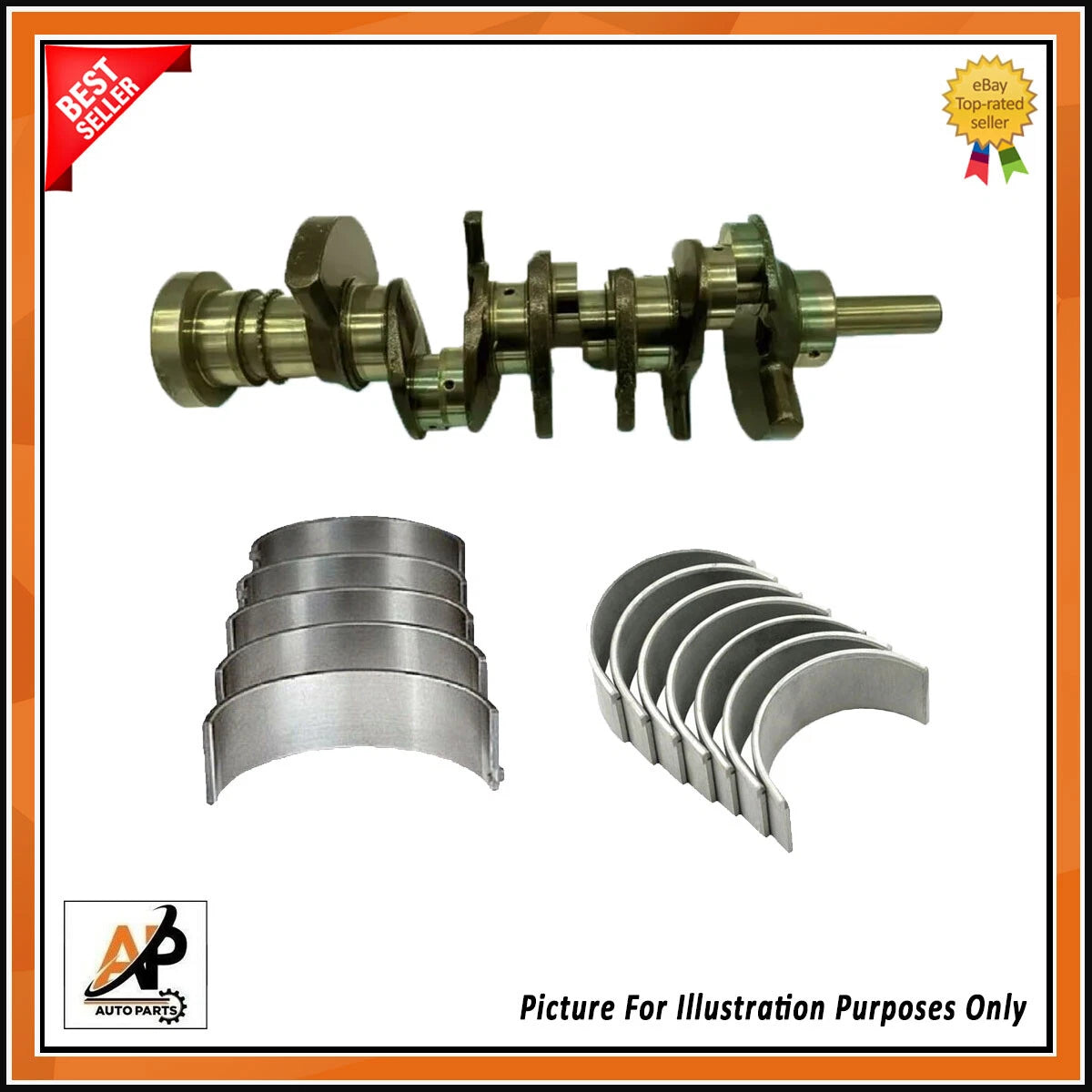 Crankshaft Main and Big End Bearing Set for Range Rover 3.0 Supercharged ()
