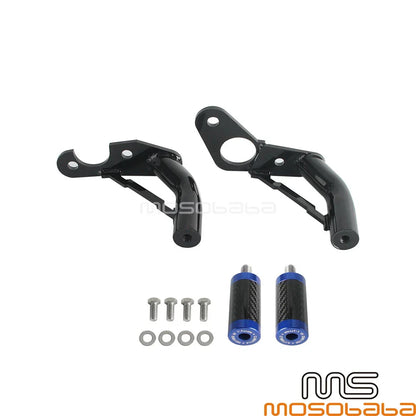 Rear Passenger Peg Crash Bar w/ Frame Slider for Harley Softail Street Bob