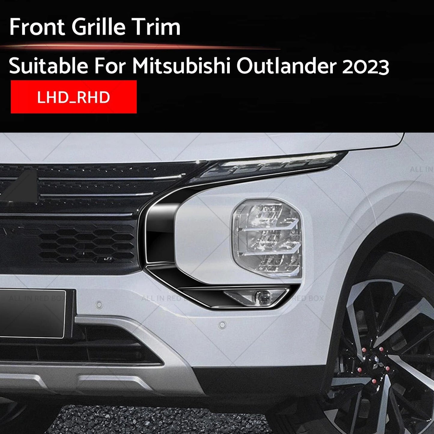 Grill Molding Trim Protector Cover for Mitsubishi Outlander (2022-2024)