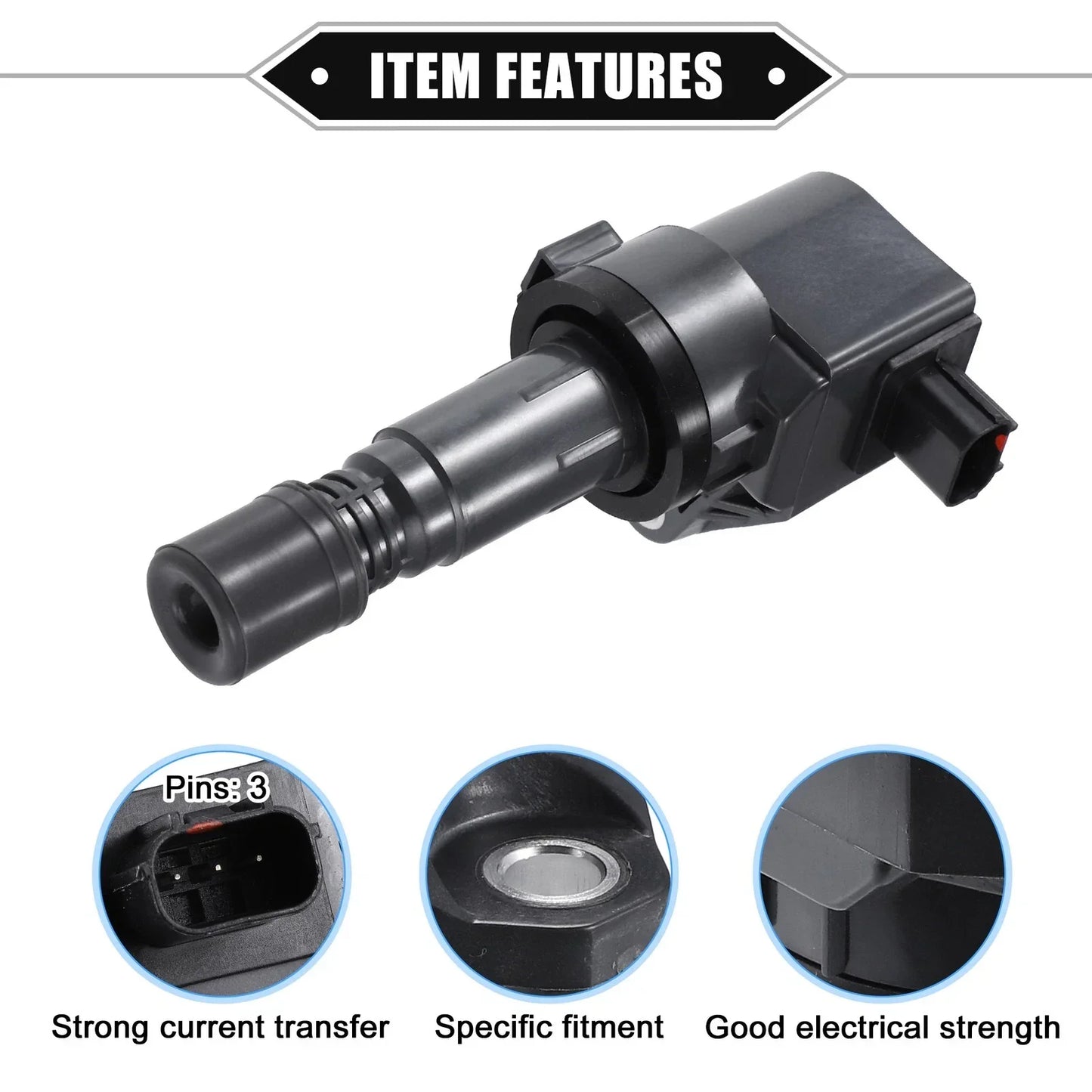 4 x Car Ignition Coils for Honda Civic 1.8L, Acura (2012-2015)