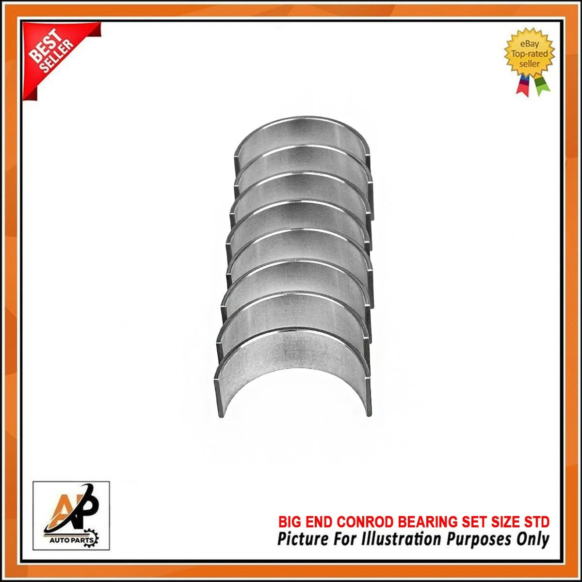 Conrod Bearing Set Standard Replacement for Renault Captur 1.2 TCe (2013–2020)