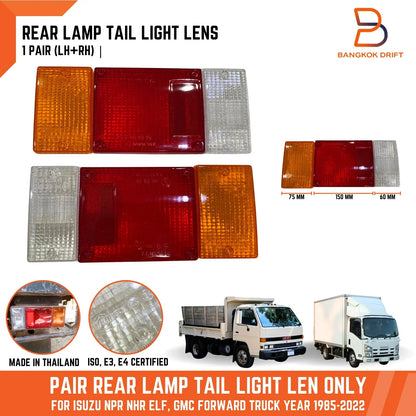 Rear Tail Light Lens for ISUZU ELF NPR NKR NLR NHR TRUCK (1985-2022)