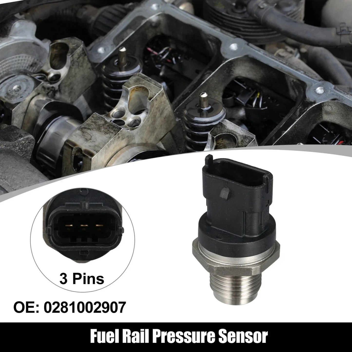 Fuel Rail Pressure Sensor for Mercedes-Benz (2003-2010)