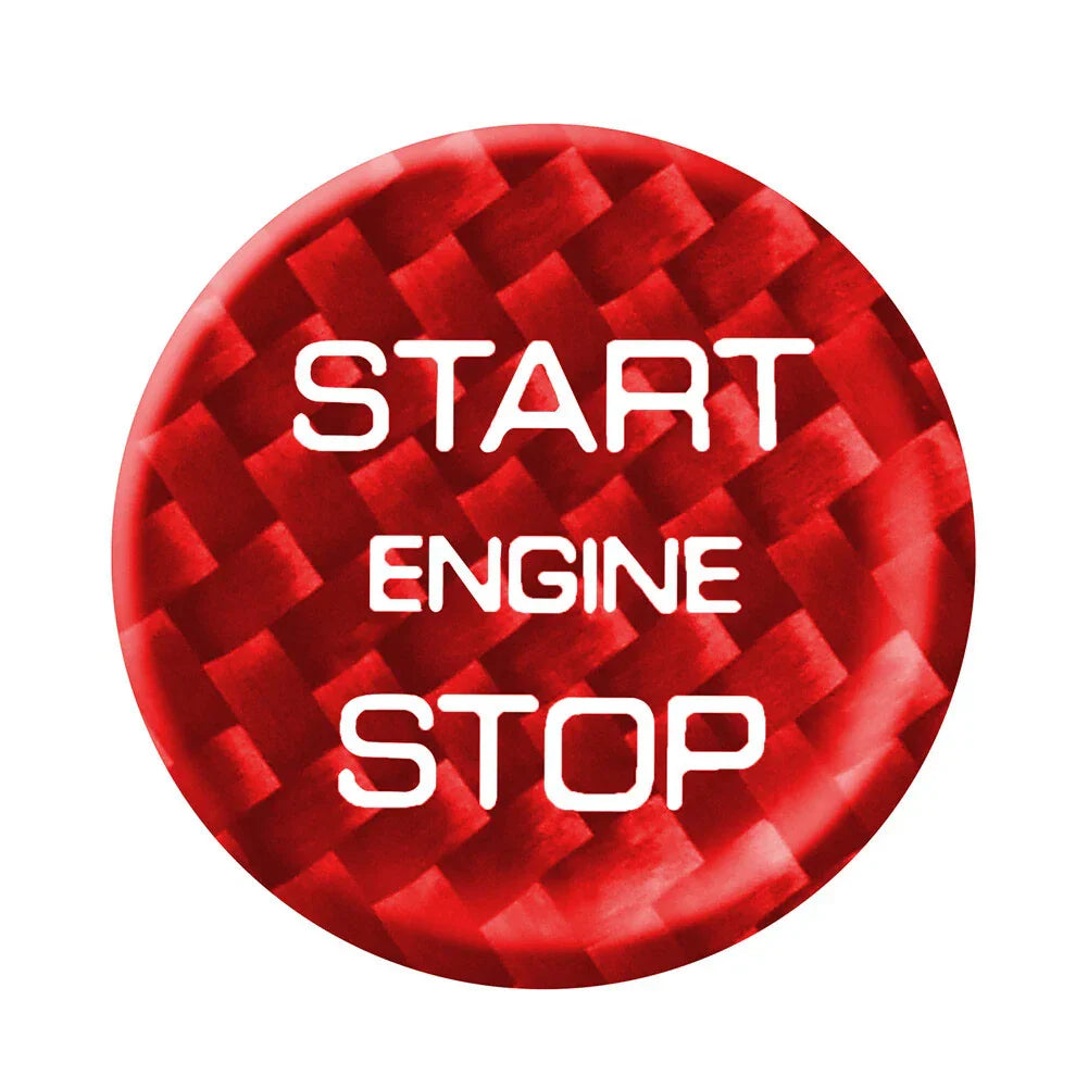 Engine Start Stop Button Trim for Land Rover Discovery Sport (2016-2019) Red
