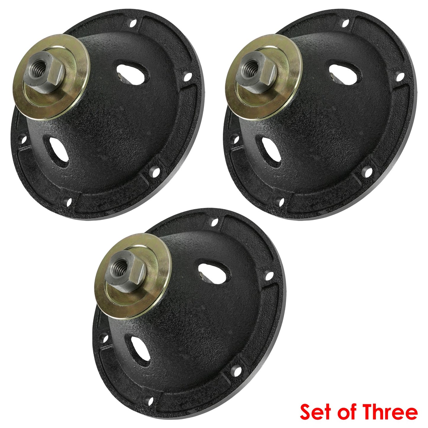 3x Cast Iron Blade Deck Spindle Replacement for Simplicity 72 inch (2005–2018)