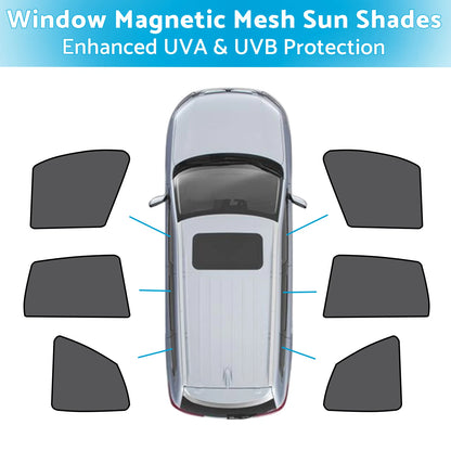 Magnetic Mesh Sun Blind Shades for BMW iX3 (2023-2024)