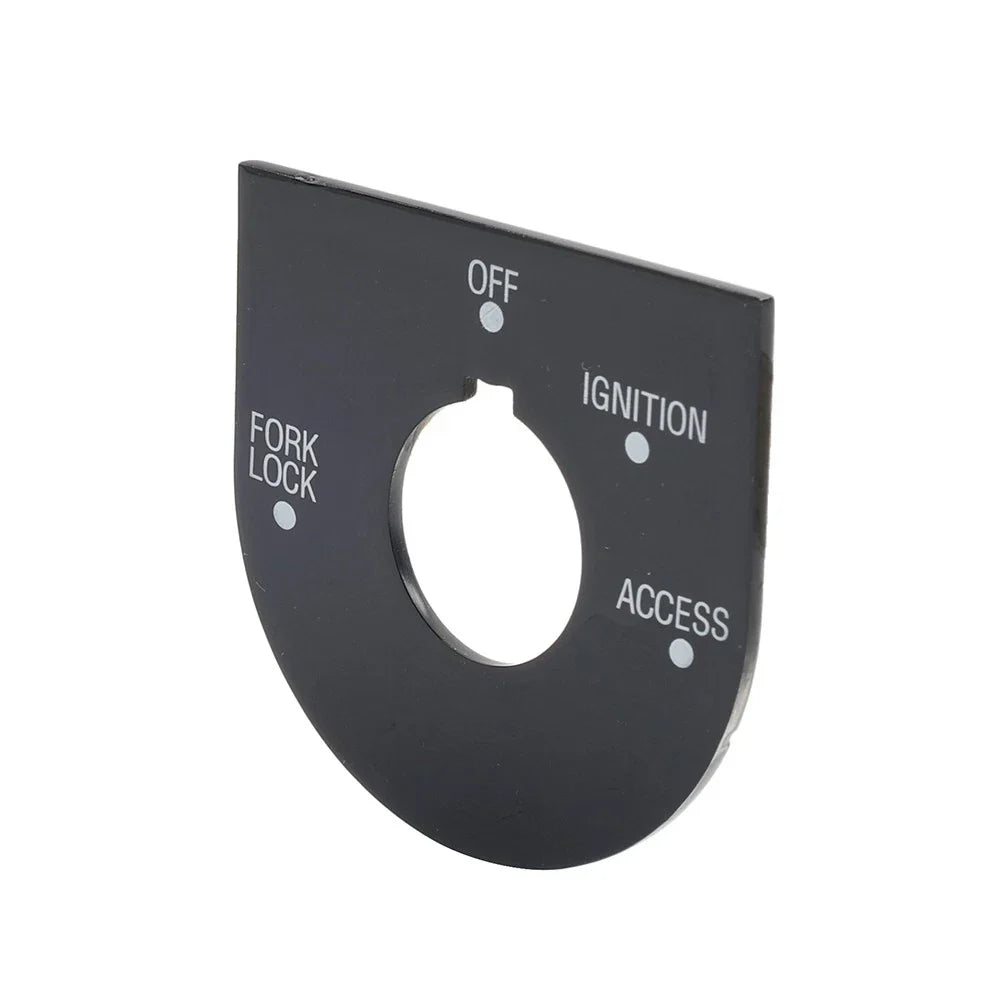 Ignition Switch Panel Trim Gloss Black for Harley Road Glide FLTRU (98-13)