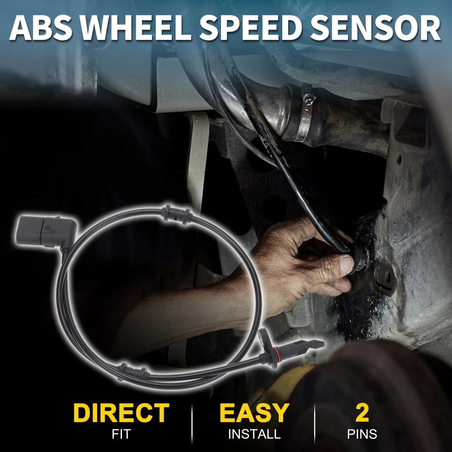 Rear Left ABS Wheel Speed Sensor for Mercedes-Benz GLC300 GLC43 (2016-2023)