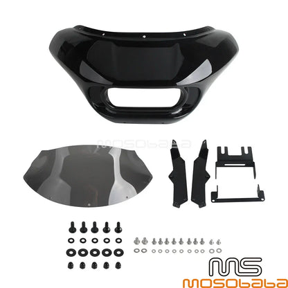 9" Windshield Headlight Fairing for Harley Softail Fat Bob FXFB FXFBS (2018)