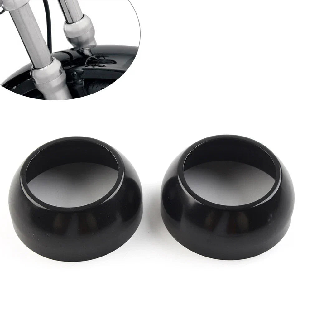 CNC 41MM Fork Boot Cap Covers for Harley FXSTB FXSTC FXDWG (2000-2017)