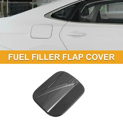 Fuel Tank Door Cap for Hyundai Santa Fe 2024-2025 Gas Tank Flap Carbon Fiber