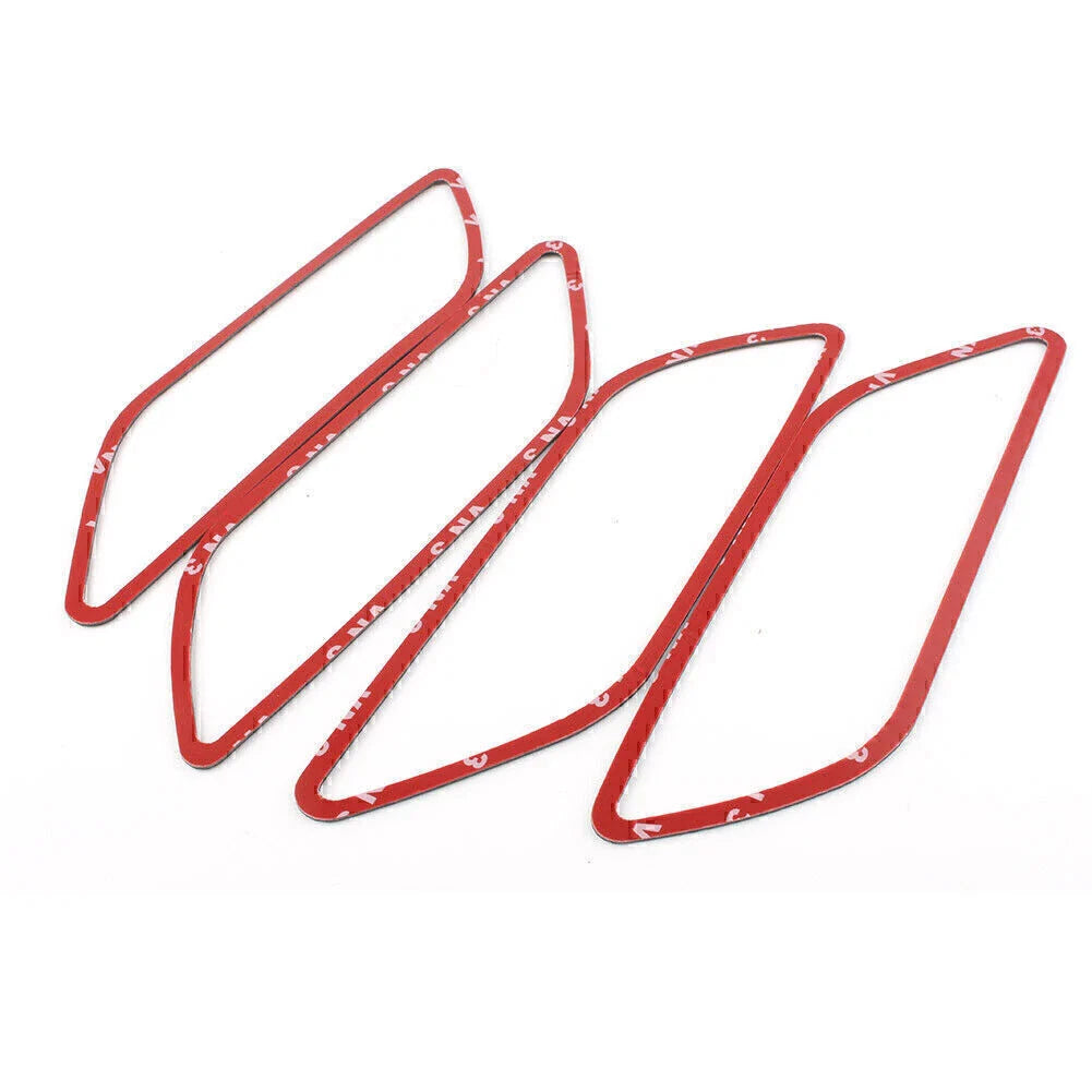 4x Carbon Fiber Inner Handle Trim Covers for Audi A3 S3 (2014-2018)