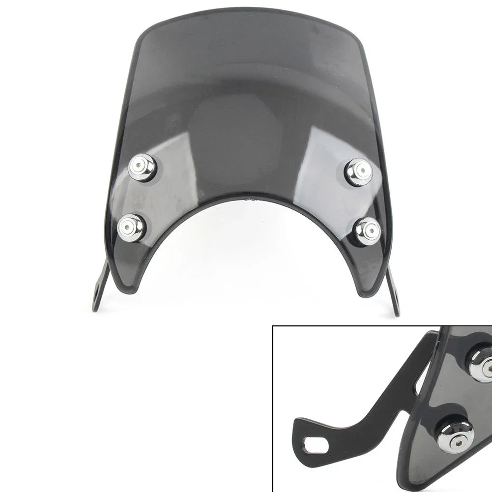 5-7 Inch Wind Deflector for Universal Fit Motor Gray