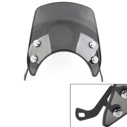 5-7 Inch Wind Deflector for Universal Fit Motor Gray