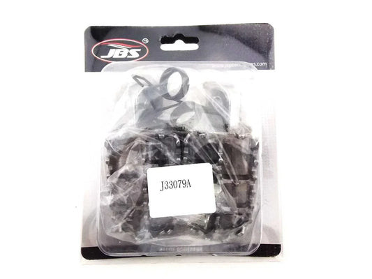 Silver Foot Pegs Set for Suzuki TS250 (1971-1976) - Left & Right Pair