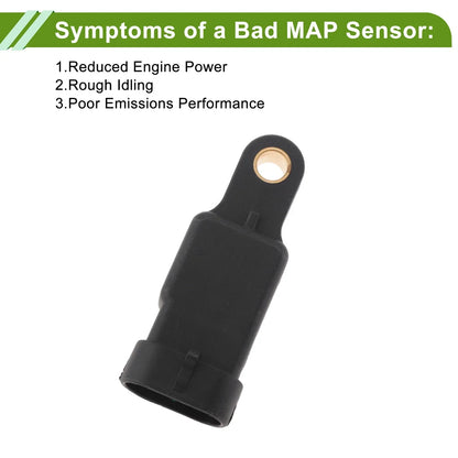 MAP Sensor for Chevrolet Kalos 1.4 16V (2003-2008)