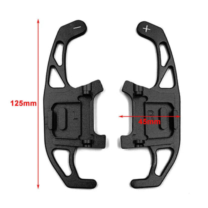 Silver Steering Wheel Shift Paddles for VW Golf R GTD GTE MK7 (2013-2018)