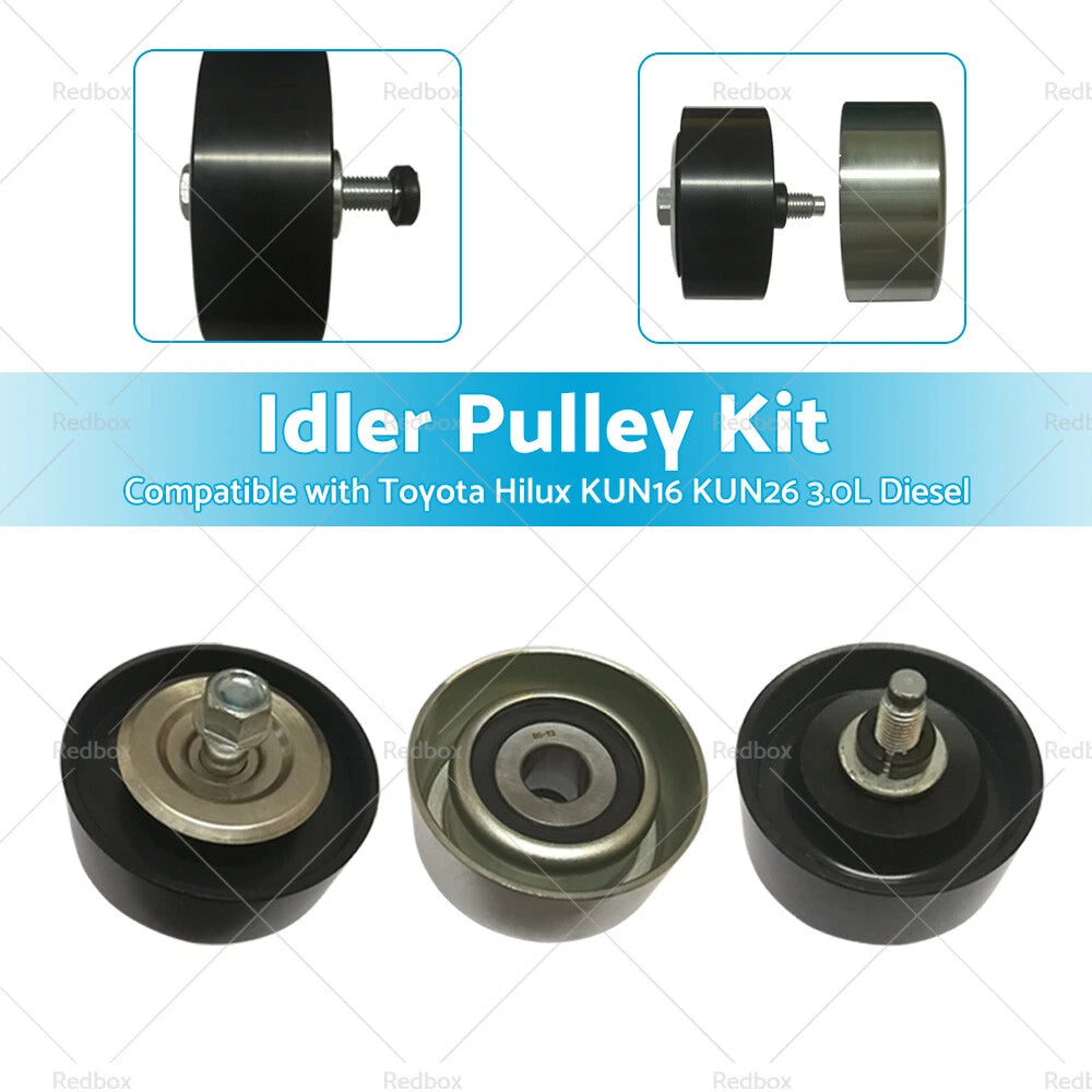 Idler Pulley Kit for Toyota Hilux KUN16 KUN26 3.0L Diesel 1KD-FTV (05-15)