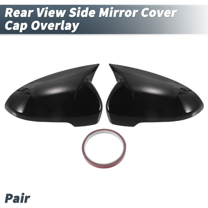 Rearview Mirror Cover Overlay Gloss Black for Hyundai Tucson (2015-2020)