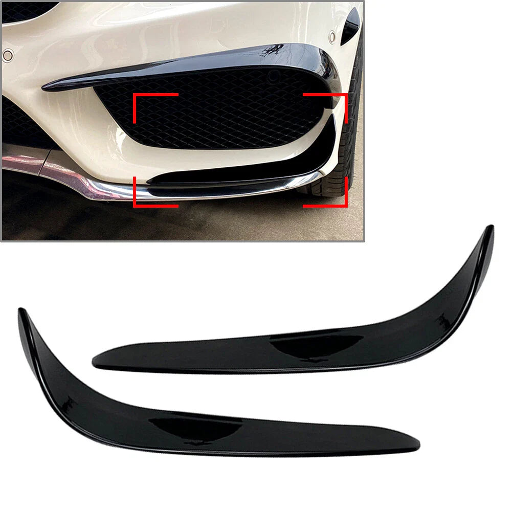 Front Bumper Lip Splitter for Mercedes Benz C-Class (2015-2018)