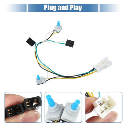 Overhead Console Map Light Wiring with Switches for Dodge Ram (2002-2018)