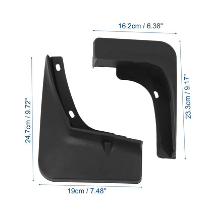 Mud Flaps Kit Splash Guards for Hyundai Elantra (2021-2022) Black