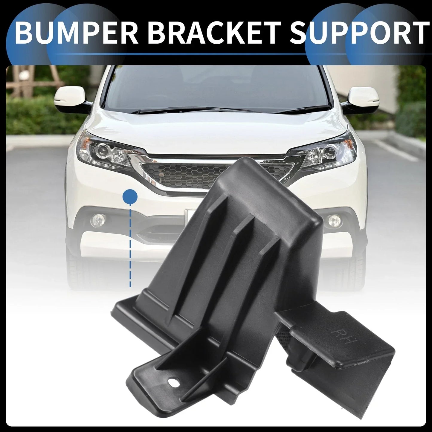 Right Front Bumper Retainer Bracket for Hyundai Elantra (2019-2020)