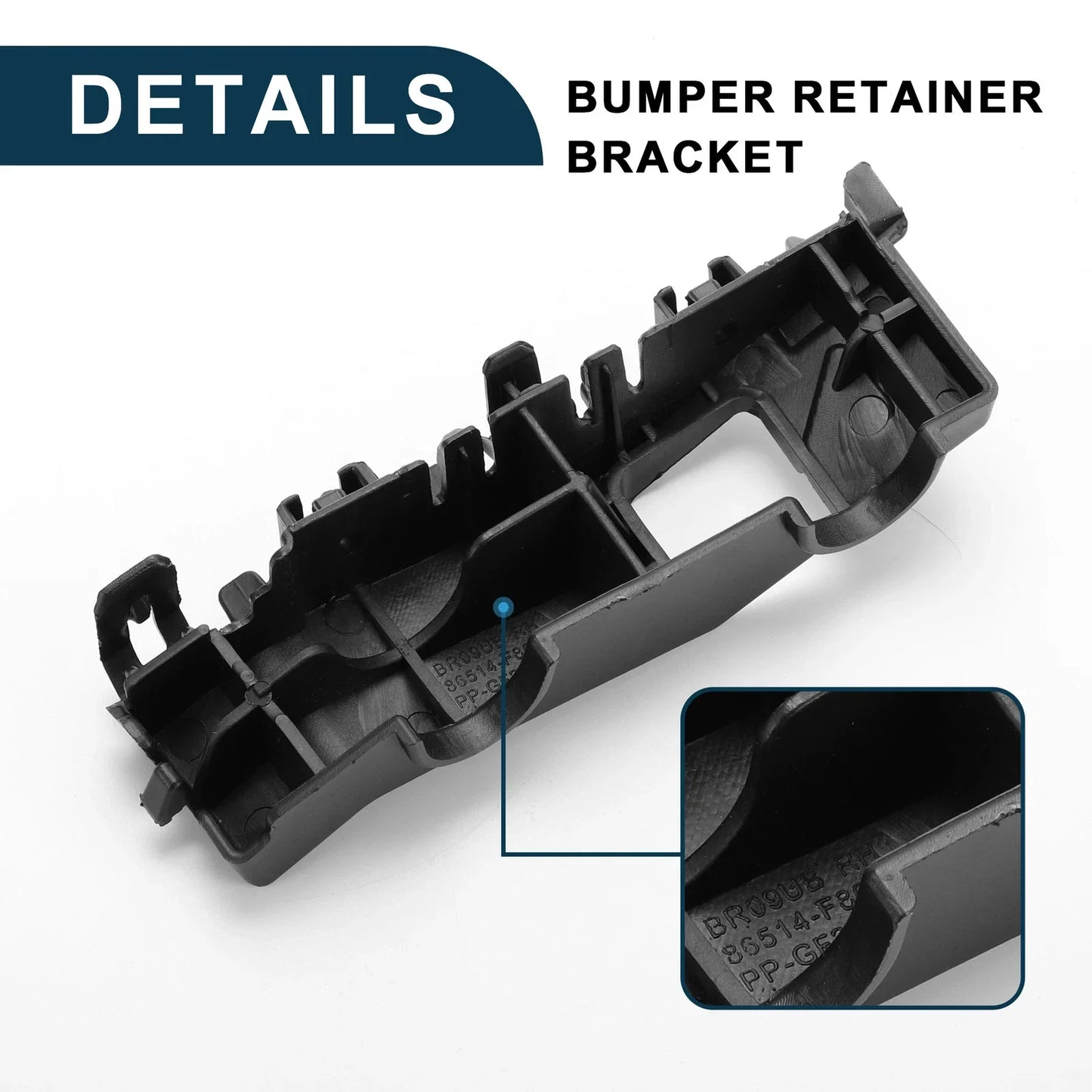 Right Front Bumper Retainer Bracket for Hyundai Tucson (2016-2021)