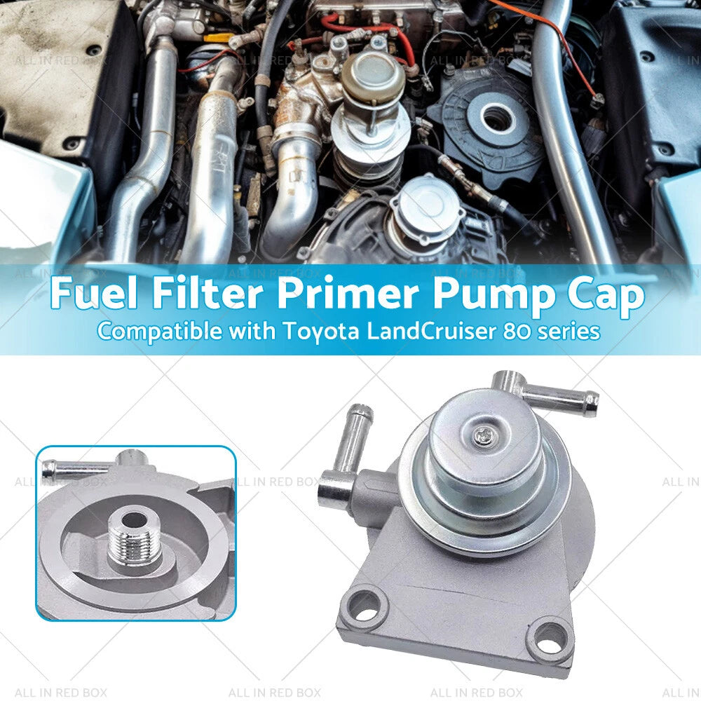Fuel Filter Primer Pump Cap for Toyota LandCruiser 80 Series HZJ80 (1990-1997)