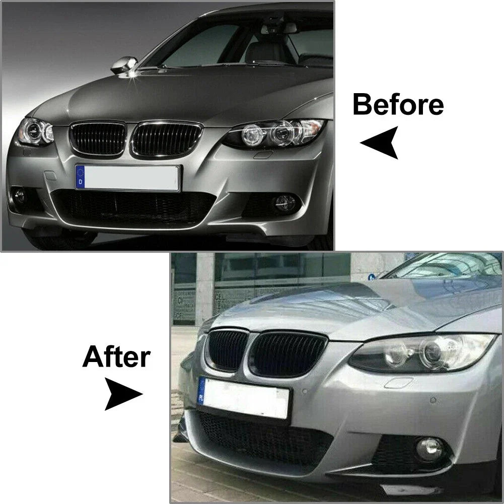 Front Bumper Lip Corner Splitters for BMW 3 Series E92 E93 M-Tech (2006-2009)