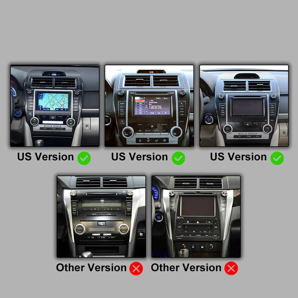 6-64GB Wireless CarPlay Android13 Head Unit Upgrade for Toyota Camry (2012-2017)