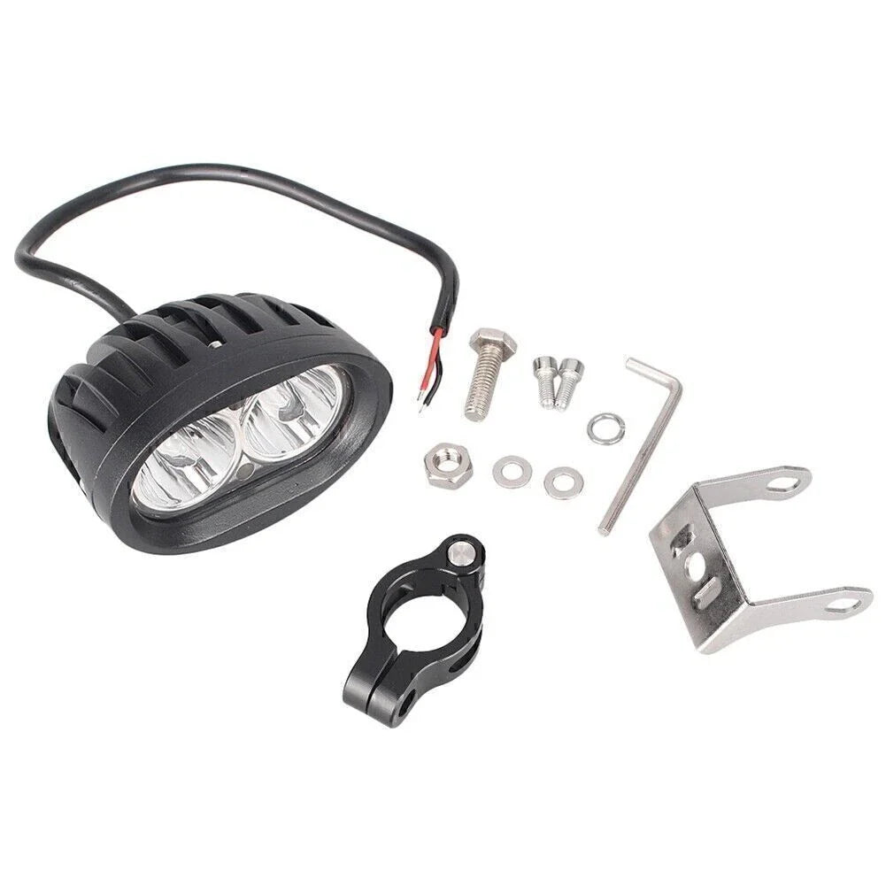 LED Headlight Fog Light Lamps for Motorcycle - Bright Driving Spotlight