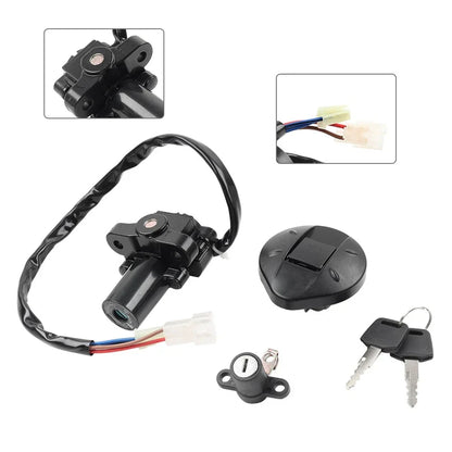 Ignition Switch, Fuel Gas Cap, Seat Lock Key for Yamaha XT660R XT660X (04-14)