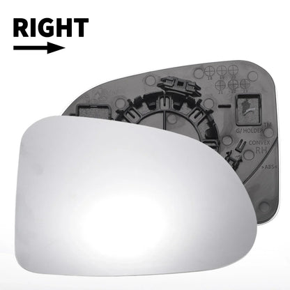 Right Side White Mirror Glass for Hyundai Santa Fe (2013-2018)