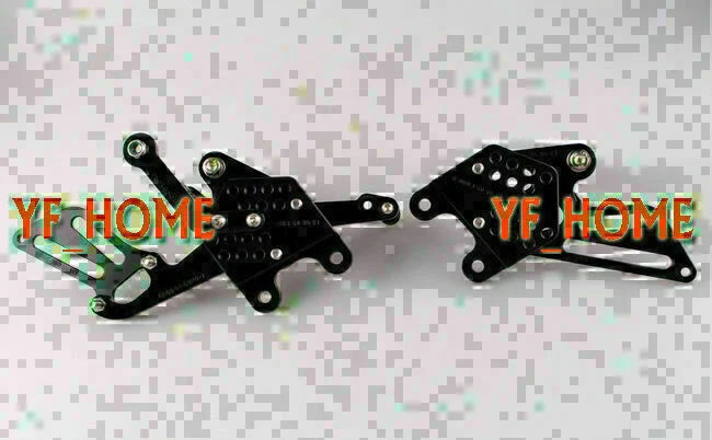 Rear Set Foot Pegs for Honda CBR 1000RR (2008-2012) - Black