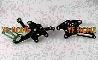 Rear Set Foot Pegs for Honda CBR 1000RR (2008-2012) - Black