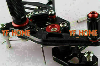 Rearset Footrest Pegs for Suzuki GSXR600 GSXR750 (2008-2010) Black