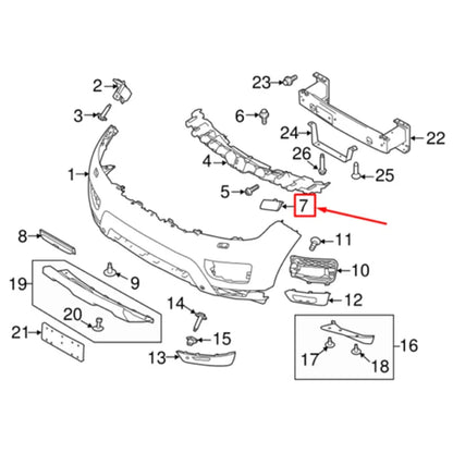 Headlamp Washer Cover Caps  for Range Rover Sport (2014-2017)