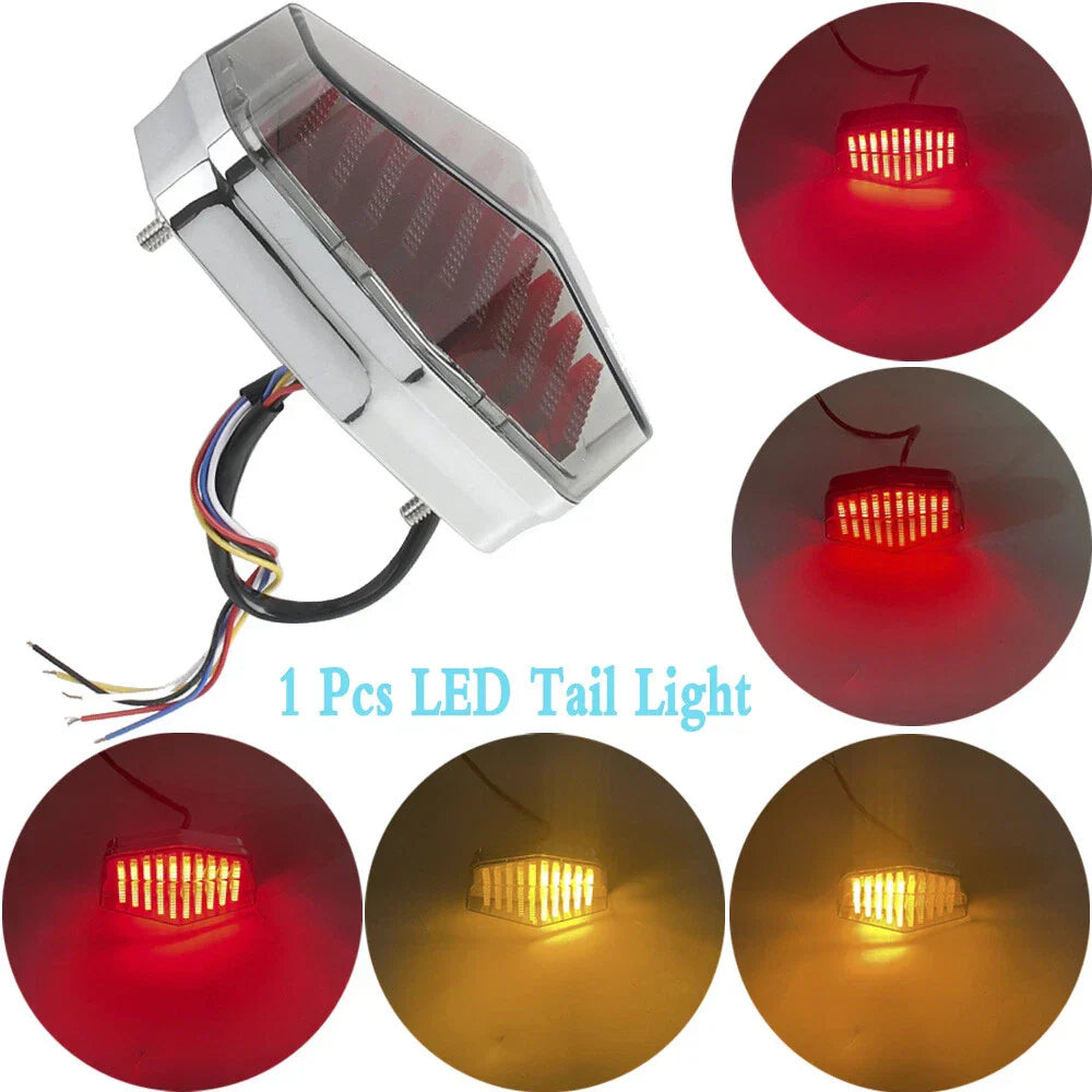 LED Tail Light for Harley Bobber Custom Cafe Racer Norton Lucas Style