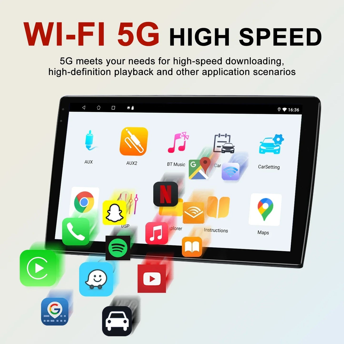 9'' Wireless Apple Carplay Android Auto Head Unit for Nissan Juke (2010-2018)