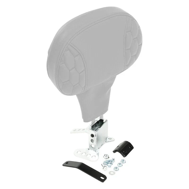 Black Backrest Pad for Harley Touring Road Street Glide (1988-2023)