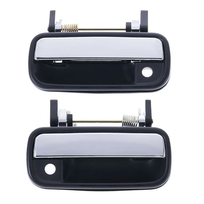 2 x Front Left + Right Door Handle Outer Chrome for Toyota Hilux (1988���1997)