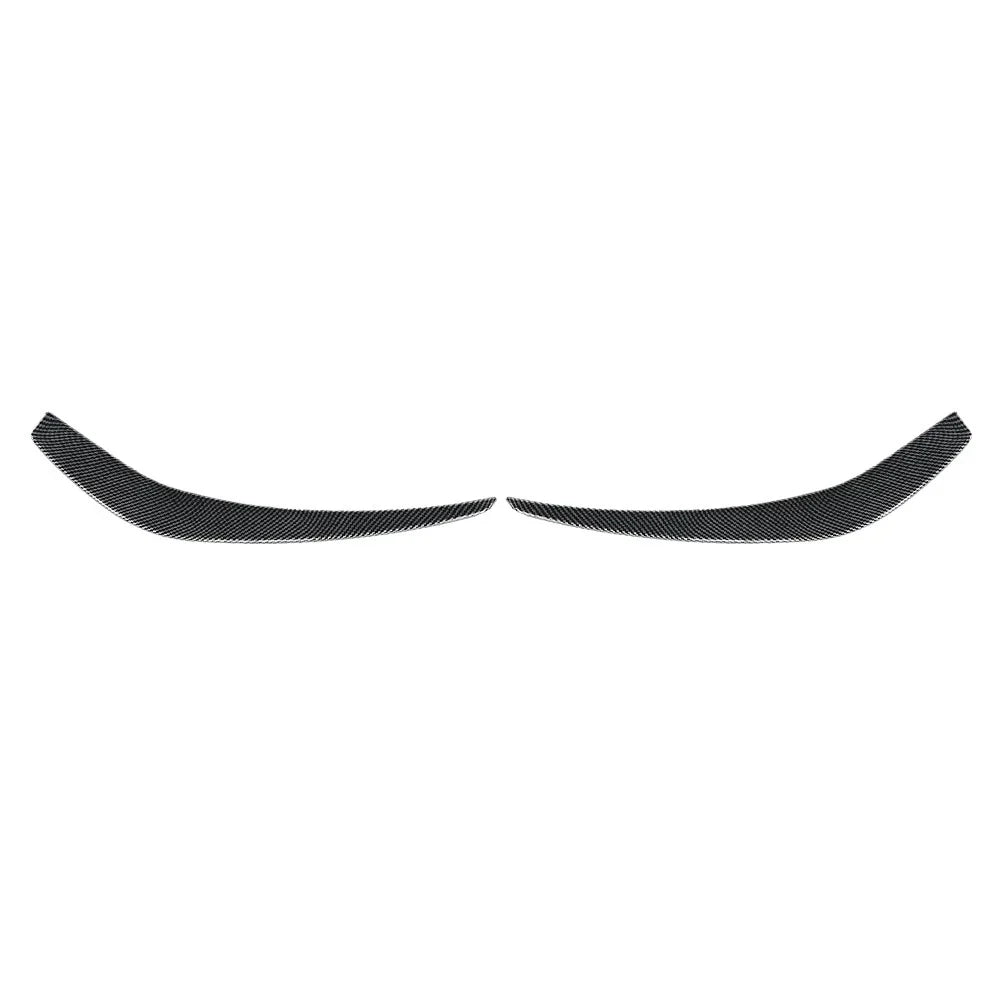 Carbon Fiber Black Front Bumper Side Air Vent Trims for Benz A Class (13-15)