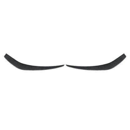 Carbon Fiber Black Front Bumper Side Air Vent Trims for Benz A Class (13-15)