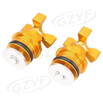 CNC Motorcycle Fork Bolts Preload Adjusters for Kawasaki Ninja 250 (2008-2012)