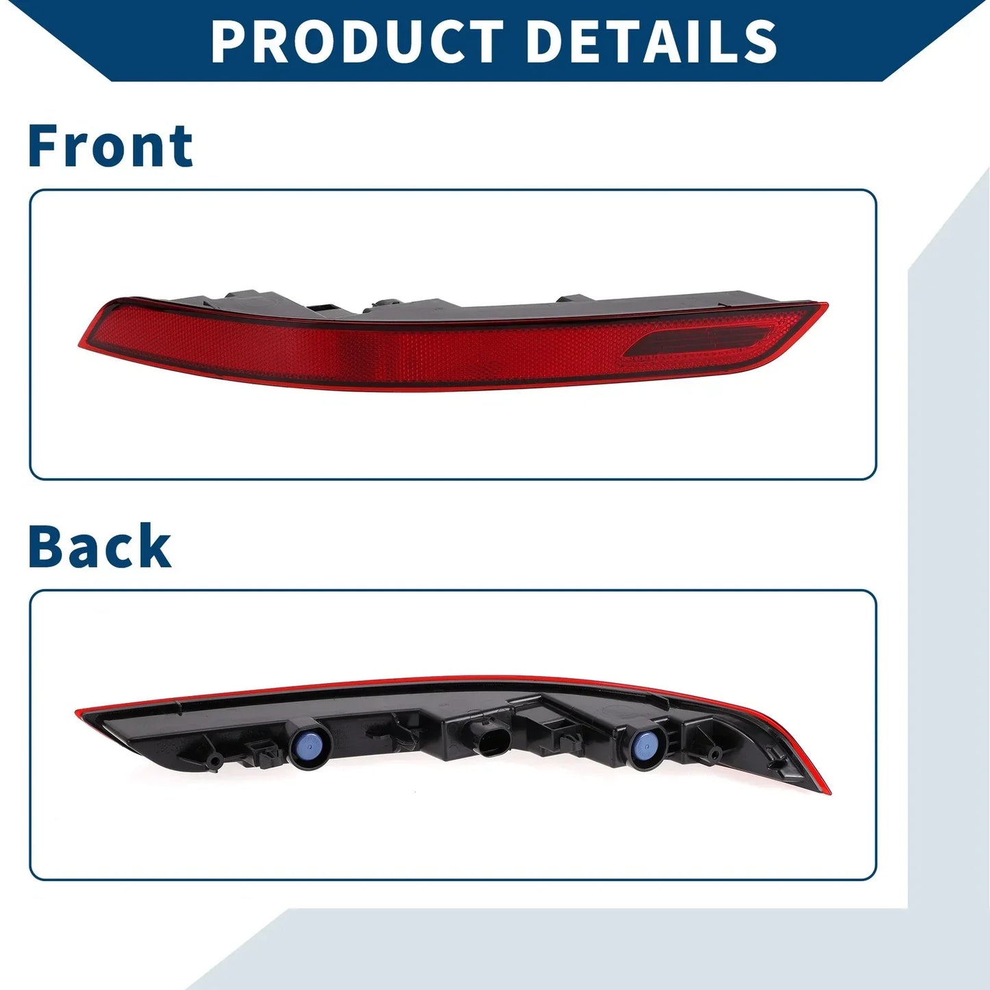 Rear Left Bumper Tail Light Shell for Porsche Cayenne (2011-2018)