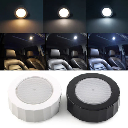 LED Mini Wireless Interior Reading Light for Car Roof Room