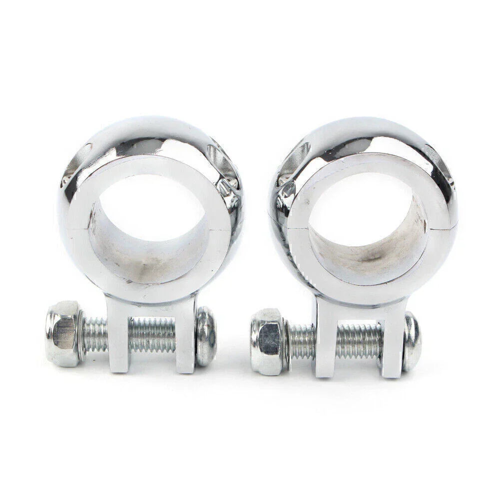 1-1/4" Engine Crash Bar Foot Peg Mount Clamp for Harley