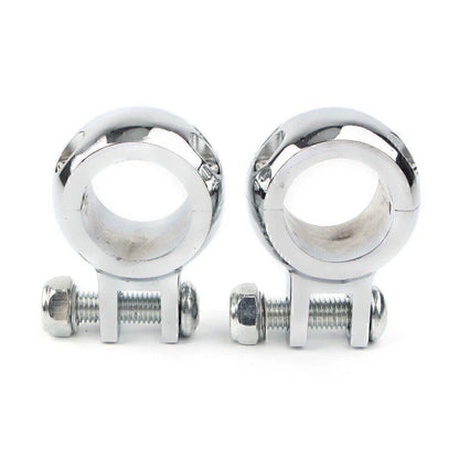 1-1/4" Engine Crash Bar Foot Peg Mount Clamp for Harley